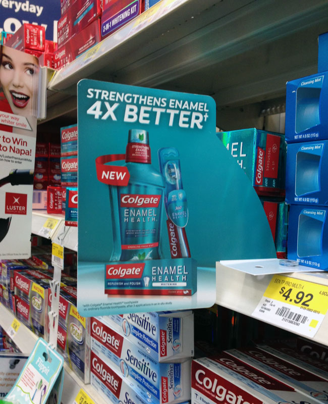 Popon | Image Gallery | Colgate Enamel Health Aisle Violater