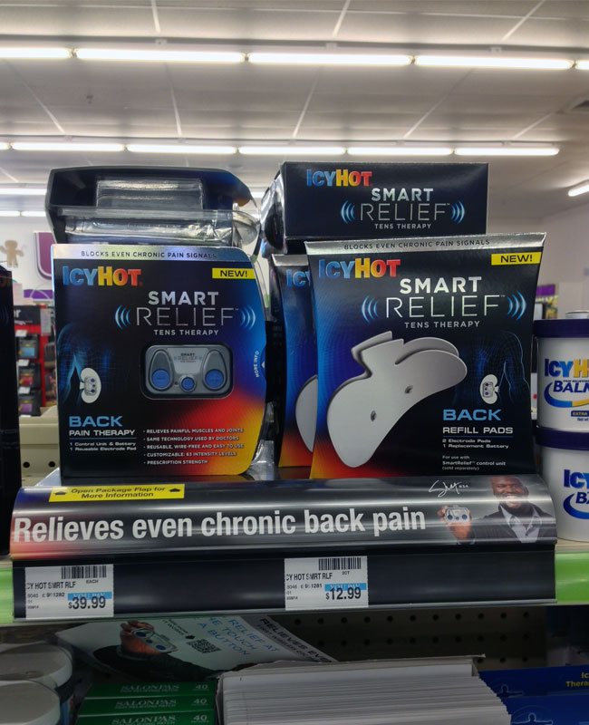 Icy Hot Smart Relief Tens Therapy Starter Kit 