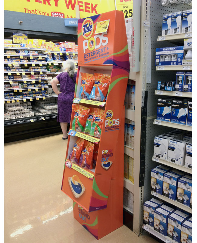 Tide Display In Store Popon | Image Gallery | Tide Pods Floor Display