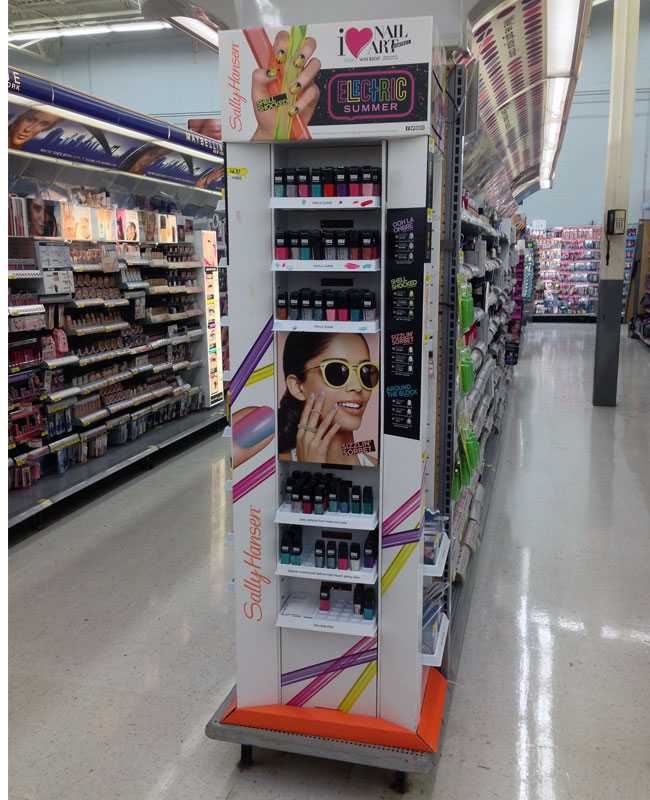 Popon | Image Gallery | Electric Summer End Cap Display