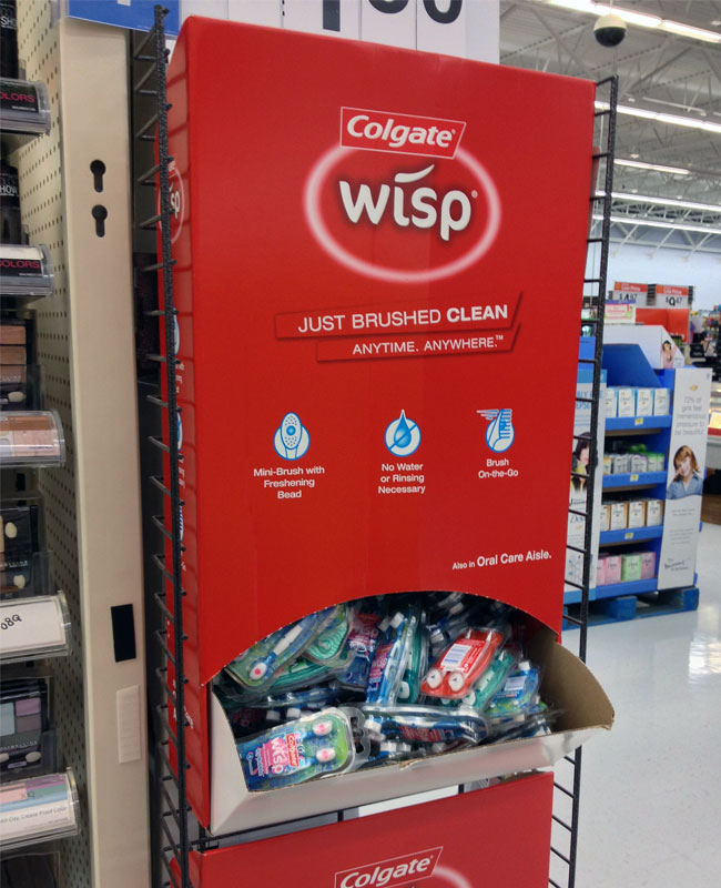 Popon | Image Gallery | Colgate Wisp Side Kick Display