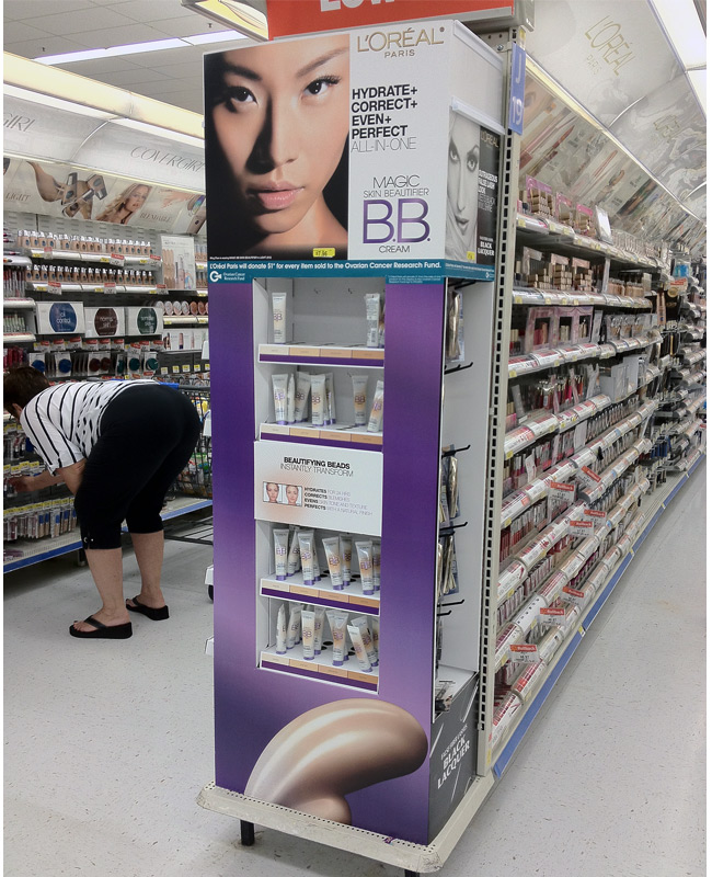 Popon | Image Gallery | L'Oreal Magic BB Cream End Cap Display