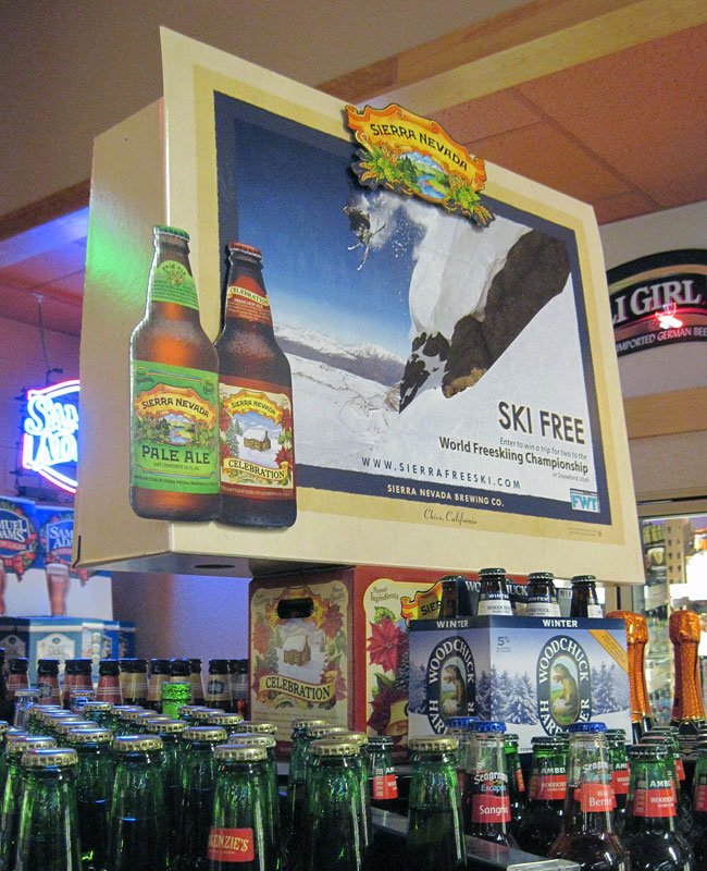 Popon | Image Gallery | Sierra Nevada Ski Free Stacker Signage